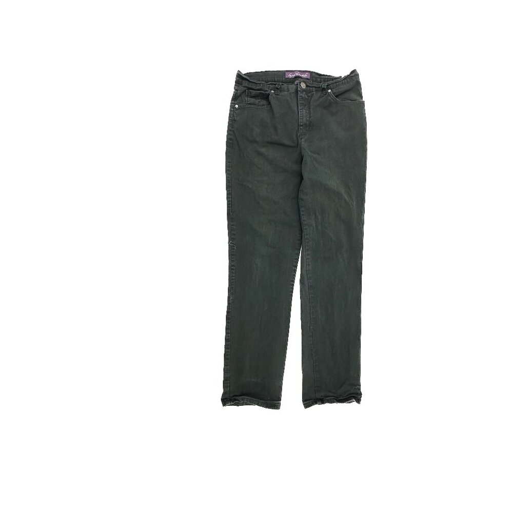 Gloria Vanderbilt Amanda Straight Leg Women's size 10 Black Denim jeans